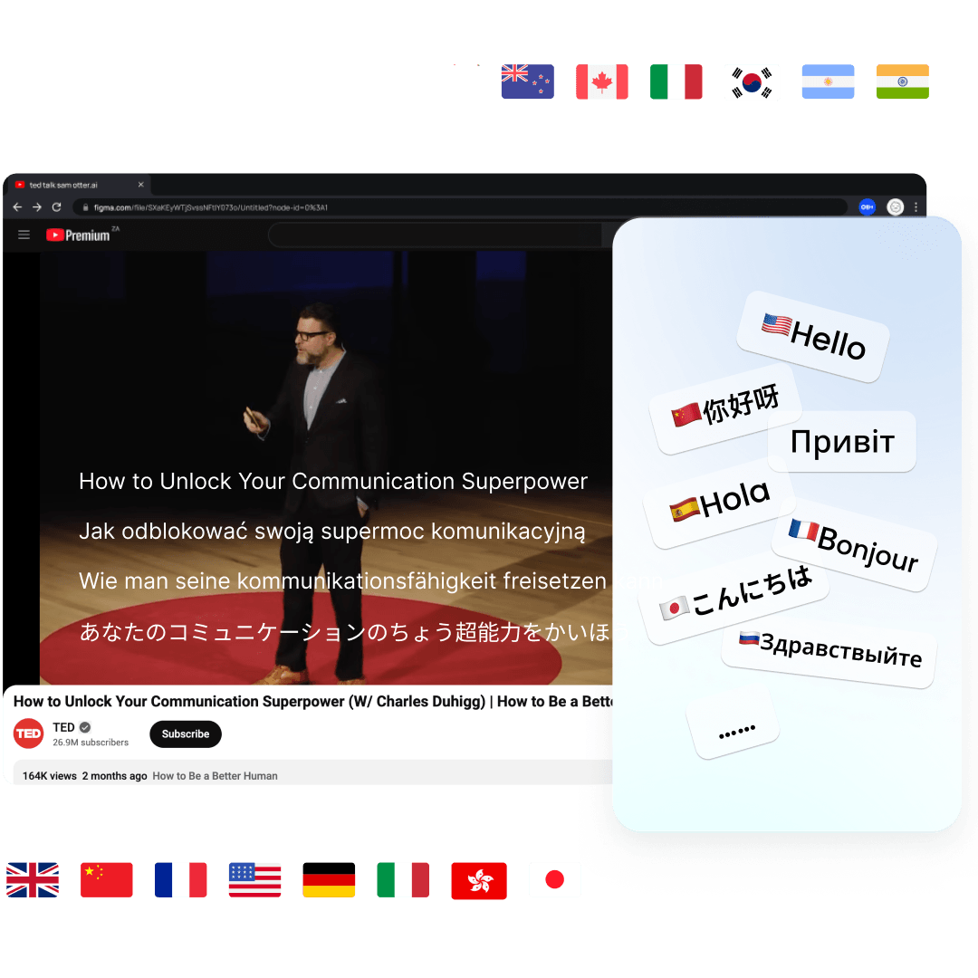 Feature - Translate YouTube Transcripts - Support 99+ Languages